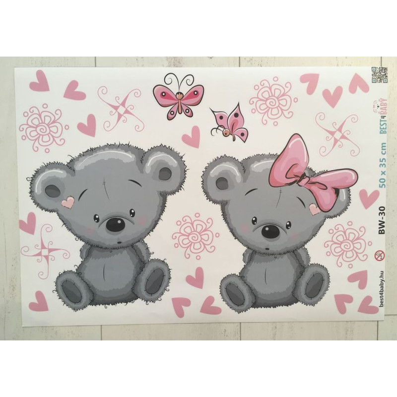 Koala pink gyerekszoba falmatrica