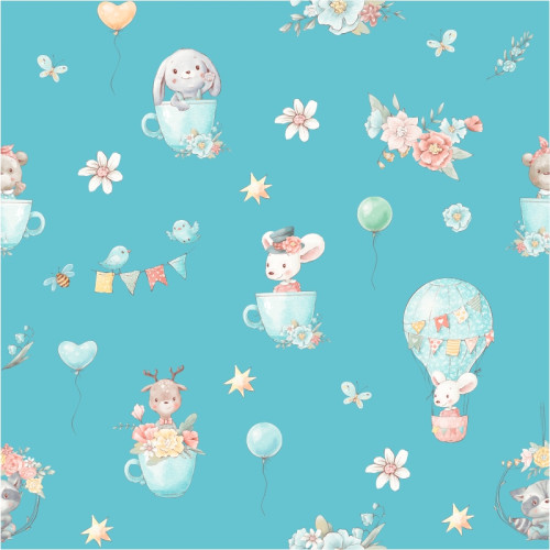 BTP-02A "Friends & Peace" magyar, unisex mintás tapéta