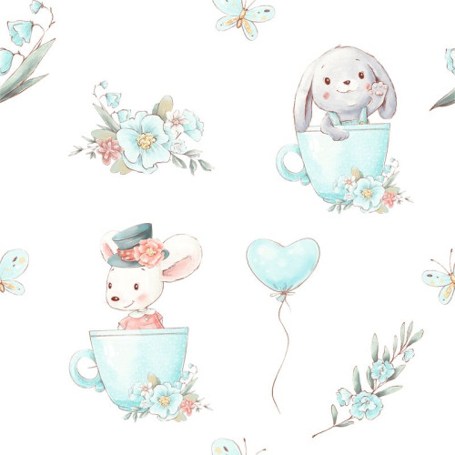 BTP-02C "Friends & Peace" magyar, unisex mintás tapéta