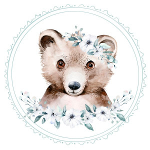 BWP-10 Best4Baby prémium óriás macis menta kerek falmatrica - 50 x 50 cm BWP-10 Best4Baby prémium óriás macis menta kerek falmatrica - 50 x 50 cm