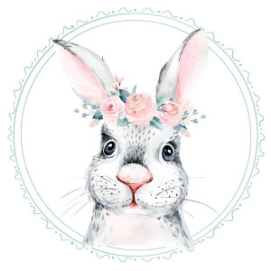 BWP-12 Best4Baby prémium óriás nyuszis menta kerek falmatrica - 50 x 50 cm BWP-12 Best4Baby prémium óriás nyuszis menta kerek falmatrica - 50 x 50 cm