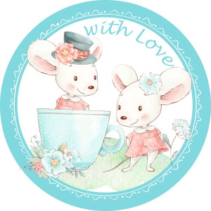 BWP-13 Best4Baby prémium türkizkék óriás egerpár falmatrica - 50 x 50 cm BWP-13 Best4Baby prémium türkizkék óriás egerpár falmatrica - 50 x 50 cm