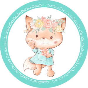 BWP-18 Best4Baby prémium mentazöld óriás kerek rókás falmatrica - 50 x 50 cm BWP-18 Best4Baby prémium mentazöld óriás kerek rókás falmatrica - 50 x 50 cm