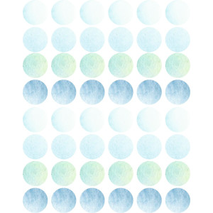 "Boy's World" pöttyös falmatrica csomag, kék és zöld "Boy's World" pöttyös falmatrica csomag, kék és zöld