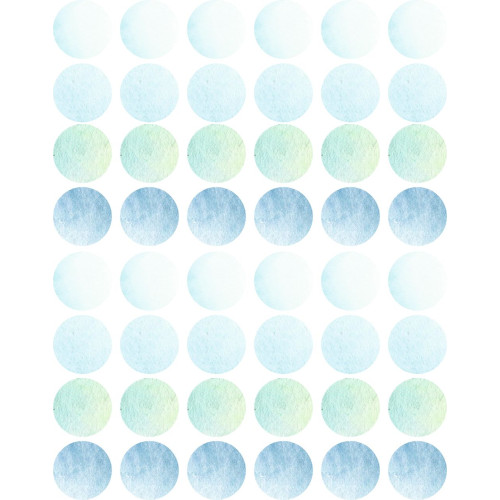 "Boy's World" pöttyös falmatrica csomag, kék és zöld