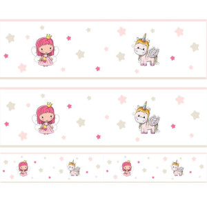 Királylány és unikornis bordűr Királylány és unikornis bordűr