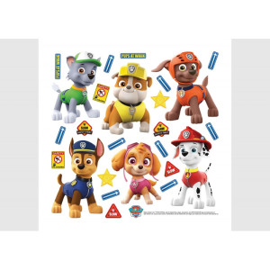 Mancs őrjáratos gyerek falmatrica