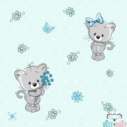 BT-04B macskás gyerek tapéta