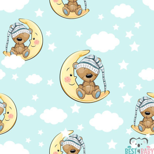 BT-22B gyerek tapéta, maci hálósapkában