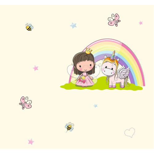 BT-07 gyerek tapéta, egyszarvús