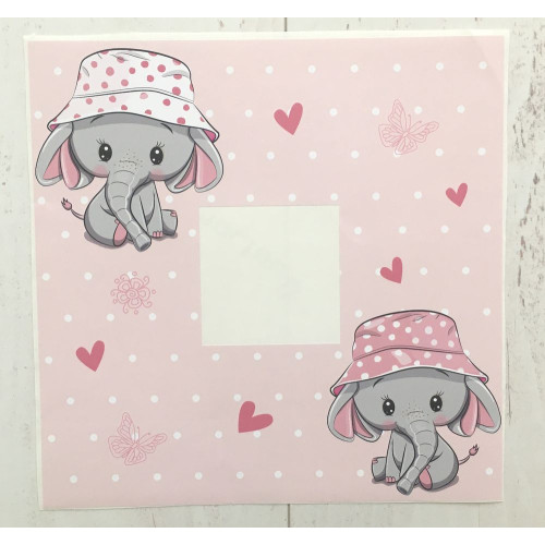 Elefántos kapcsoló falmatrica