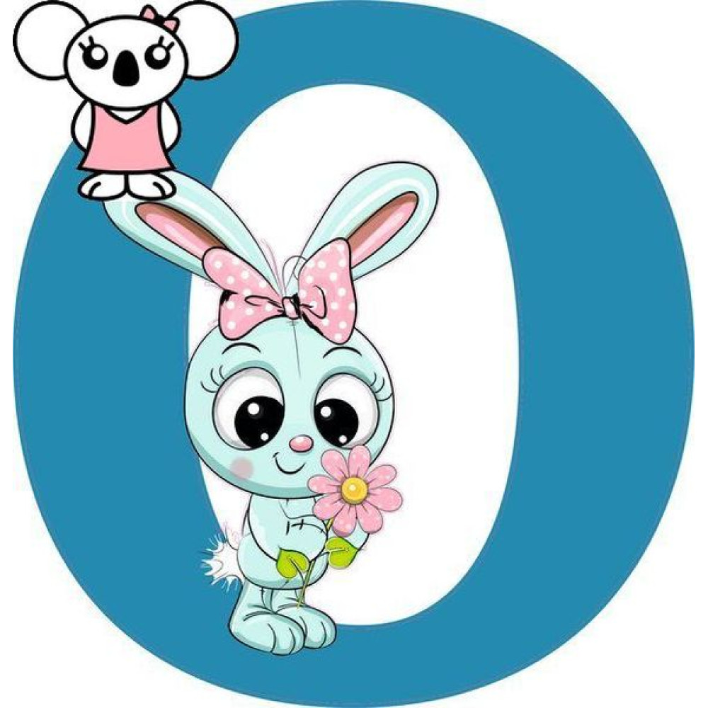 "O" betű matrica, kék "O" betű matrica, kék