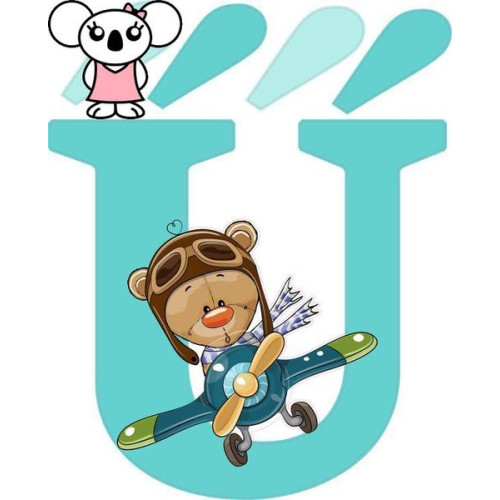 "Ű" betű matrica, menta