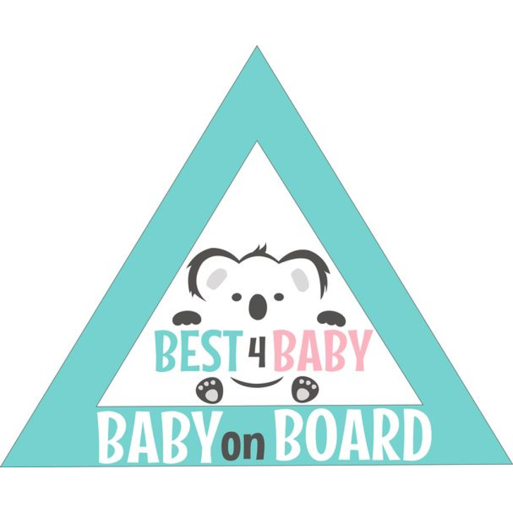 Best4Baby autó matrica, fiú