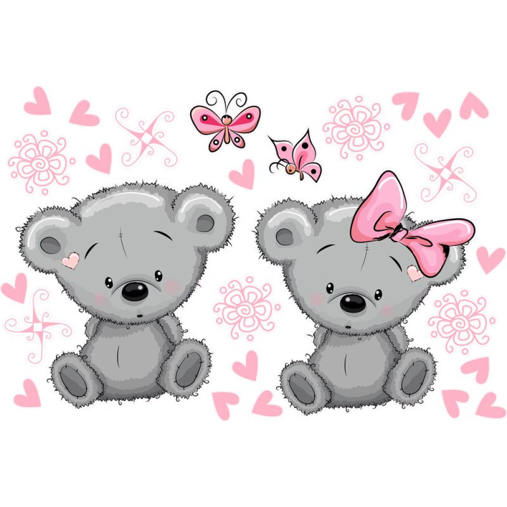 Koala pink gyerekszoba falmatrica