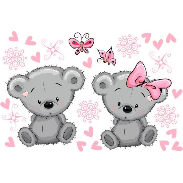 Koala pink gyerekszoba falmatrica Koala pink gyerekszoba falmatrica