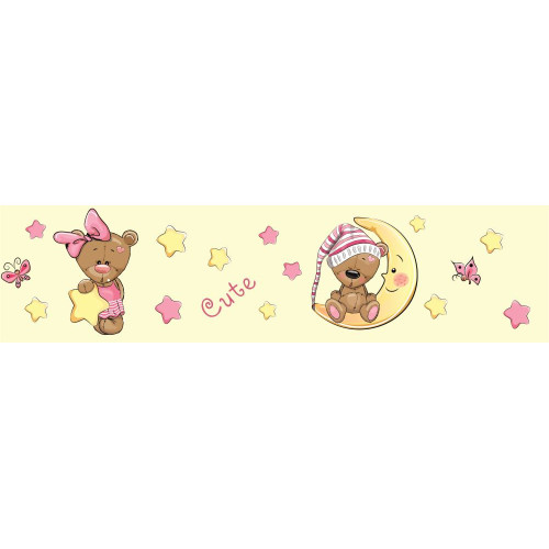 Csillagos macis bordűr