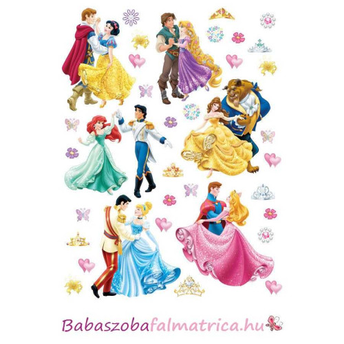 Hercegnők és lovagjaik falmatrica