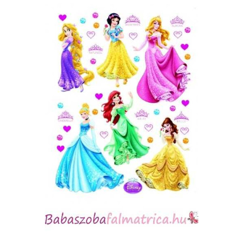 Hercegnők falmatrica