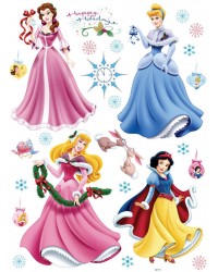 Disney Hercegnők faldekoráció, téli, havas