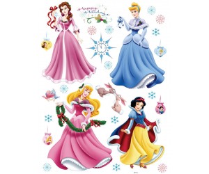 Disney Hercegnők faldekoráció, téli, havas