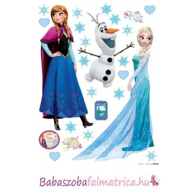 Jégvarázs falmatrica, Elsa, Anna, Olaf