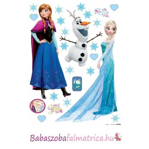 Jégvarázs falmatrica, Elsa, Anna, Olaf