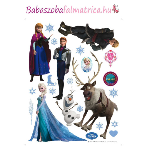 Jégvarázs, Frozen faldekoráció