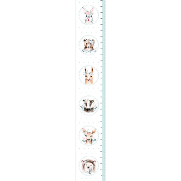 "Watercolor forrest animals" magasságmérős falmatrica