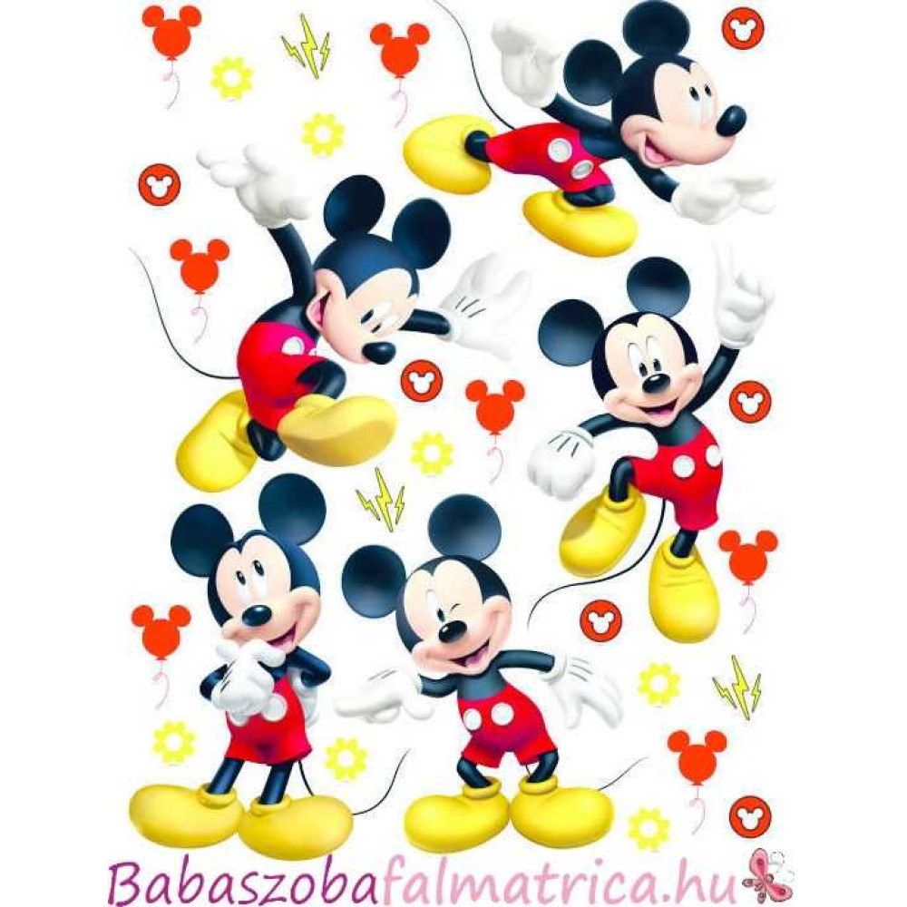 Disney Mickey egér gyerek falmatrica szett Disney Mickey egér gyerek falmatrica szett