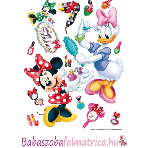 Minnie egér és Daisy kacsa falmatrica