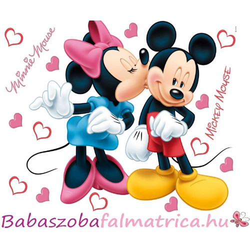 Minnie, Mickey gyerekszoba faldekoráció