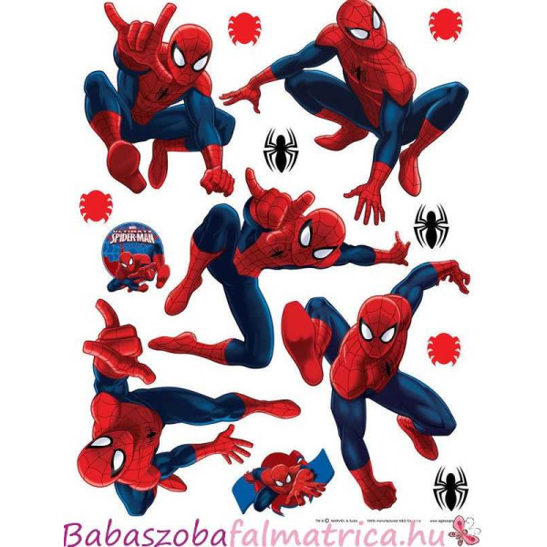 Pókember gyerekszoba falmatrica