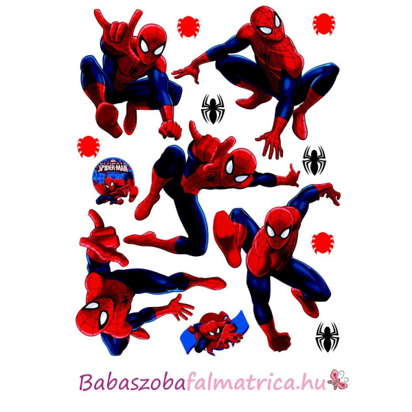 Spiderman gyerek falmatrica